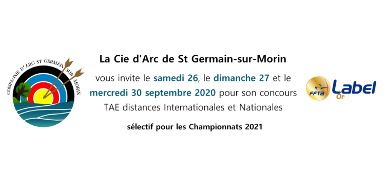 Concours extérieur: 26-27 & 30 septembre 2020